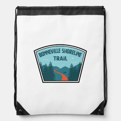 Bonneville Shoreline Trail Drawstring Bag