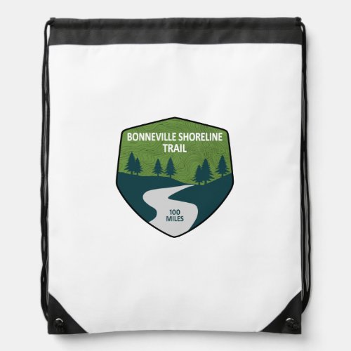 Bonneville Shoreline Trail Drawstring Bag