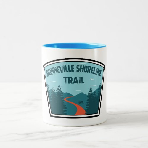 Bonneville Shoreline Trail Two_Tone Coffee Mug