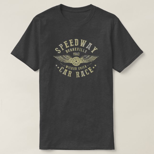 BONNEVILLE SPEEDWAY | Retro | Vintage | Obscure T-Shirt (Design Front)