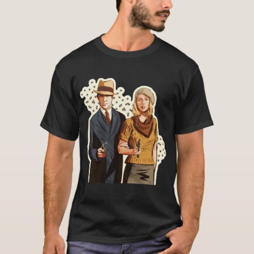 Bonnie and Clyde _ An illustration by Paul Cemmick T_Shirt