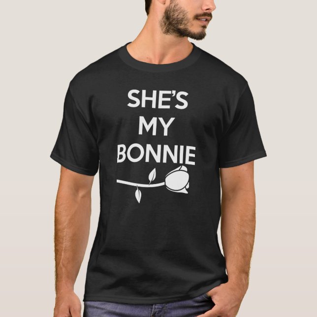 Bonnie and Clyde Couple T-Shirt (Front)