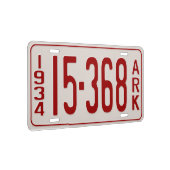 Bonnie and Clyde Death Car License Plate | Zazzle