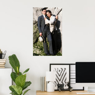 Bonnie And Clyde Embrace 1933 Remastered Poster