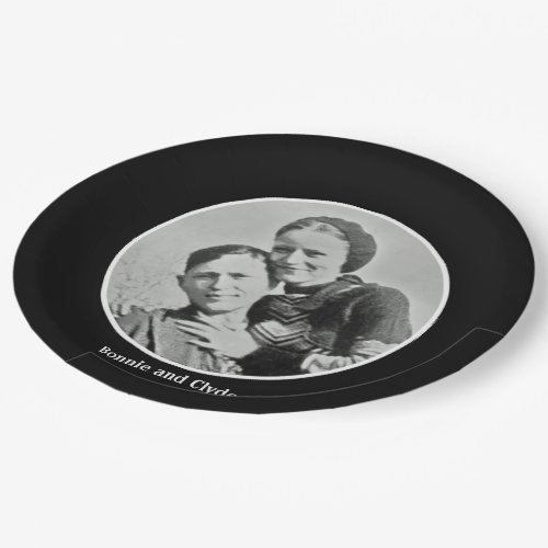 Bonnie and Clyde Paper Plates