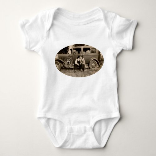 Bonnie and Clyde _ The Barrow Gang Baby Bodysuit