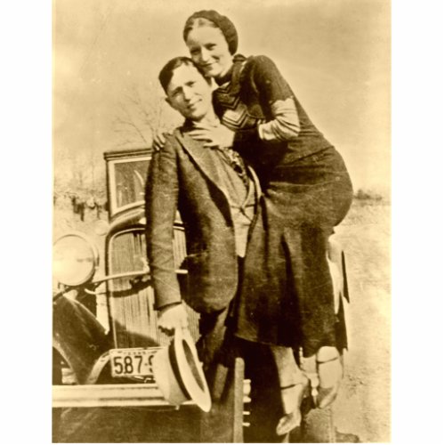 Bonnie and Clyde _ The Barrow Gang Statuette