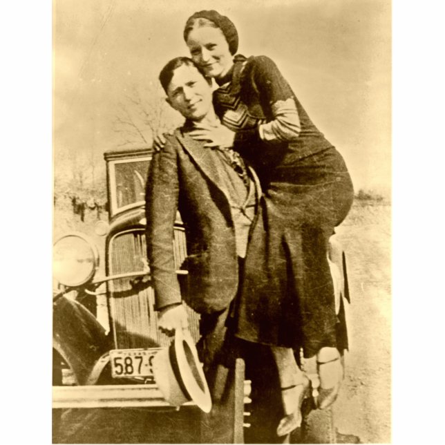 Bonnie and Clyde - The Barrow Gang Statuette (Front)