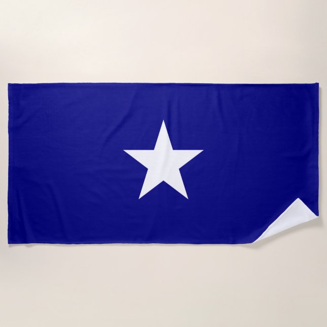 Bonnie Blue Flag Beach Towel (Front)