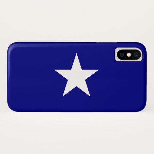 Bonnie Blue Flag iPhone X Case