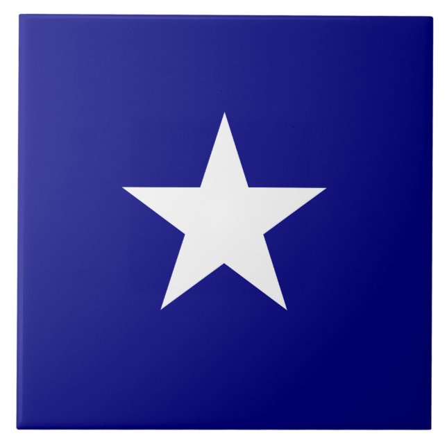 Bonnie Blue Flag Ceramic Tile (Front)