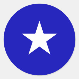 Bonnie Blue Flag Classic Round Sticker