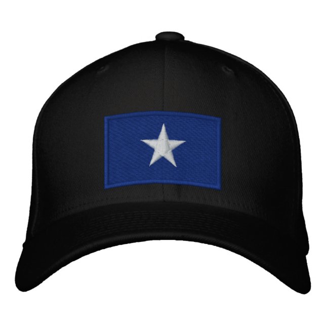 Bonnie Blue Flag Embroidered Baseball Hat (Front)