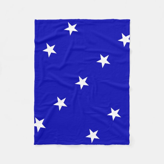 Bonnie Blue Flag Fleece Blanket (Front)
