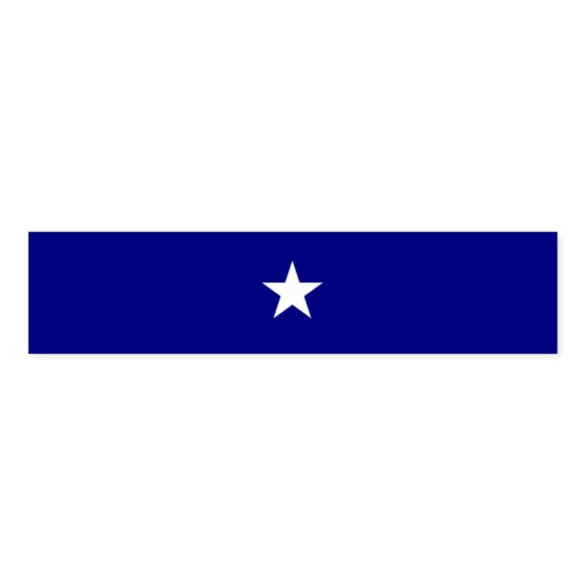 Bonnie Blue Flag Napkin Bands (Unfolded)