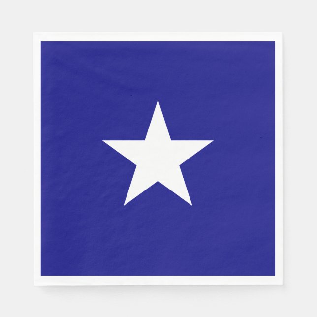 Bonnie Blue Flag Napkins (Front)