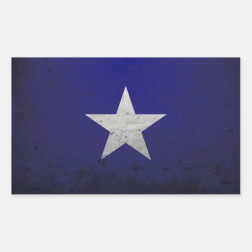 Bonnie blue flag rectangular sticker