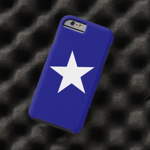 Bonnie Blue Flag White Star Tough iPhone 6 Case
