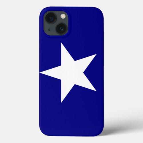 Bonnie Blue Flag White Star iPhone 13 Case