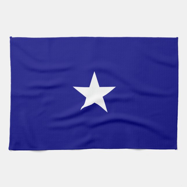 Bonnie Blue Flag White Star Kitchen Towel (Horizontal)