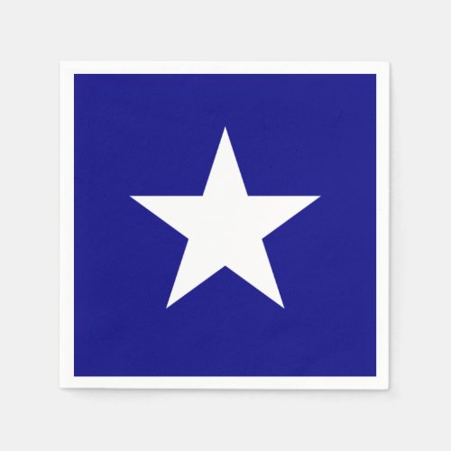 Bonnie Blue Flag White Star Paper Napkins