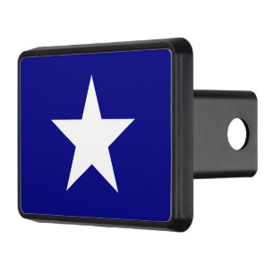 Bonnie Blue Flag White Star Trailer Hitch Cover