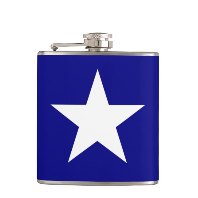 Bonnie Blue Flag with Lone White Star Flask (Front)