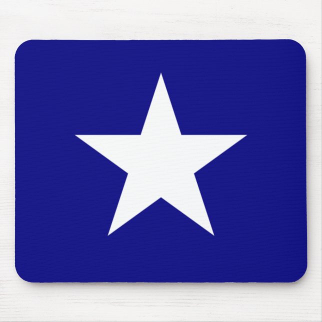 Bonnie Blue Flag with Lone White Star Mouse Pad (Front)