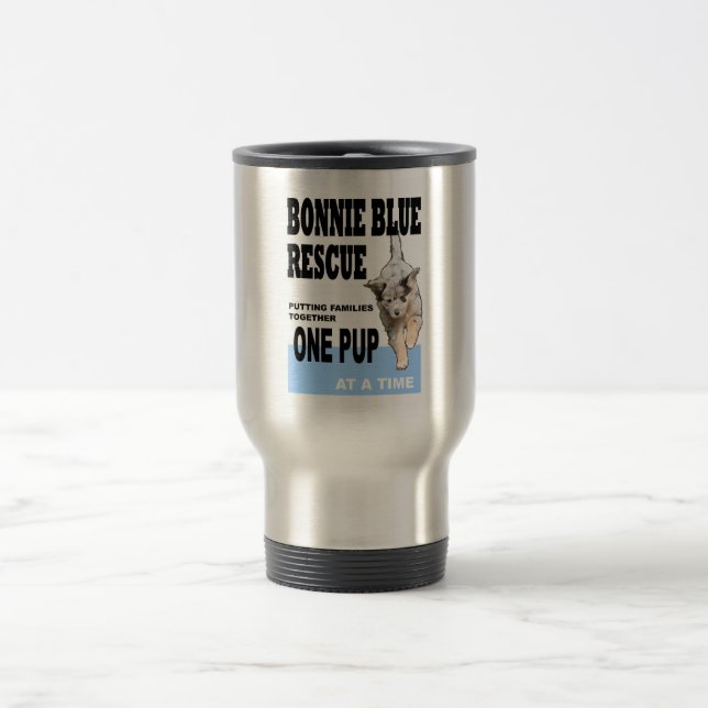 Bonnie Blue Rescue travel mug (Center)
