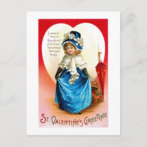 Bonnie Blue Valetine Holiday Postcard