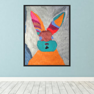 Bonnie Bunnie Canvas Print - CreativelyDrew