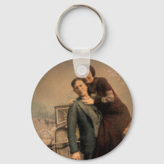 Bonnie & Clyde Keychain