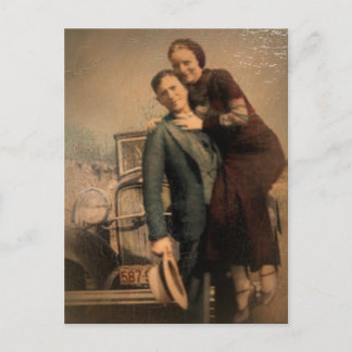 Bonnie & Clyde Postcard