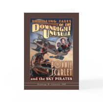 Bonnie Scarlet & the Sky Pirates Greeting Card
