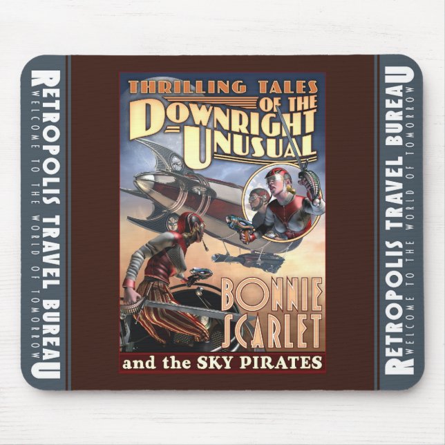 Bonnie Scarlet & the Sky Pirates Mouse Pad (Front)