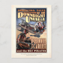 Bonnie Scarlet & the Sky Pirates Postcard