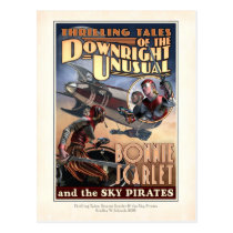 Bonnie Scarlet & the Sky Pirates Postcard