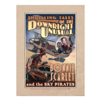 Bonnie Scarlet & the Sky Pirates Poster (18x24")