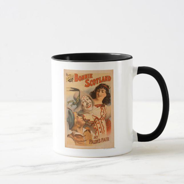 Bonnie Scotland at the Fair Clown Theatre Mug (Right)