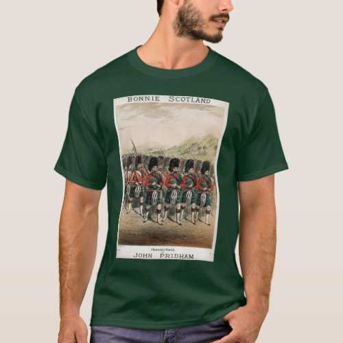 Bonnie Scotland _ Bagpipers on Parade T_Shirt