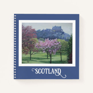 Bonnie Scotland Edinburgh Castle pretty fine art Notebook