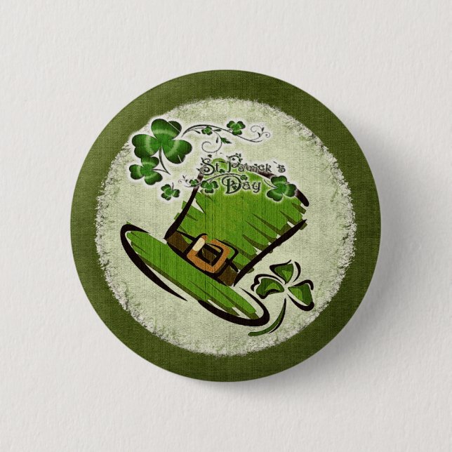 Bonnie St. Patricks Day FLARE Pinback Button (Front)