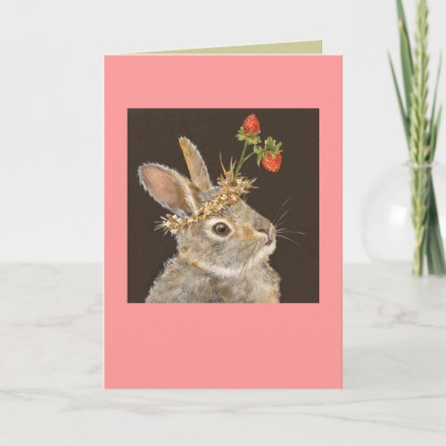 Bonnie the baby bunny card