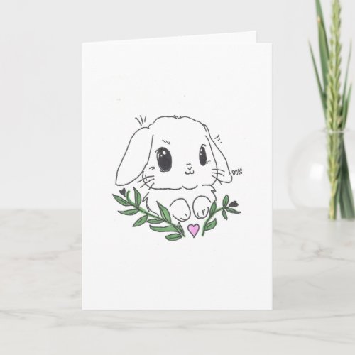 Bonnie the Bunny Card