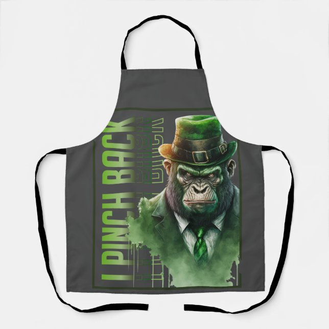 Bono Chimp Gangsta Apron "I Pinch Back" (Front)
