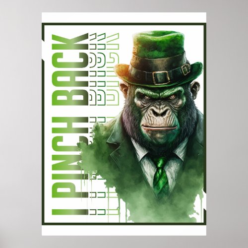 Bono Chimp Wallart Poster I Pinch Back