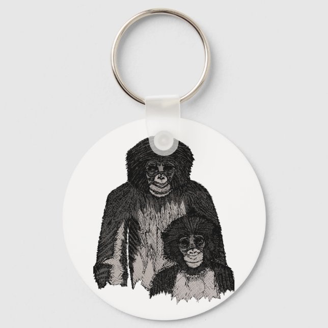 Bonobo Keychain (Front)