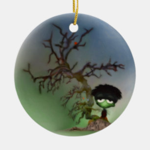 Bonsai Boy Ceramic Ornament