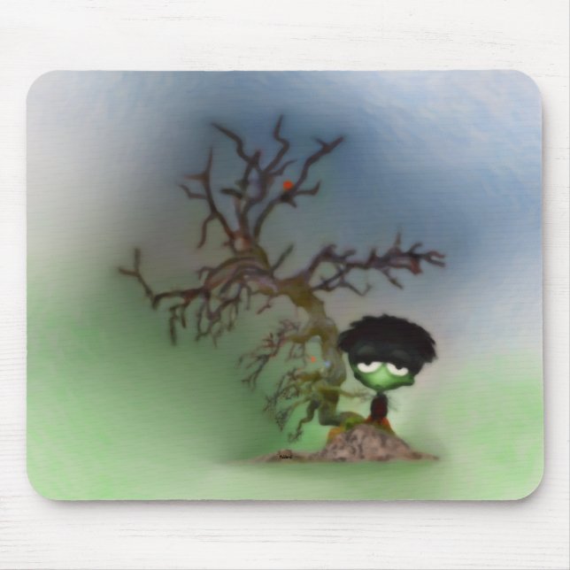 Bonsai Boy Mouse Pad (Front)