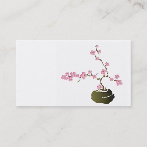 Customizable Bonsai Business Card
